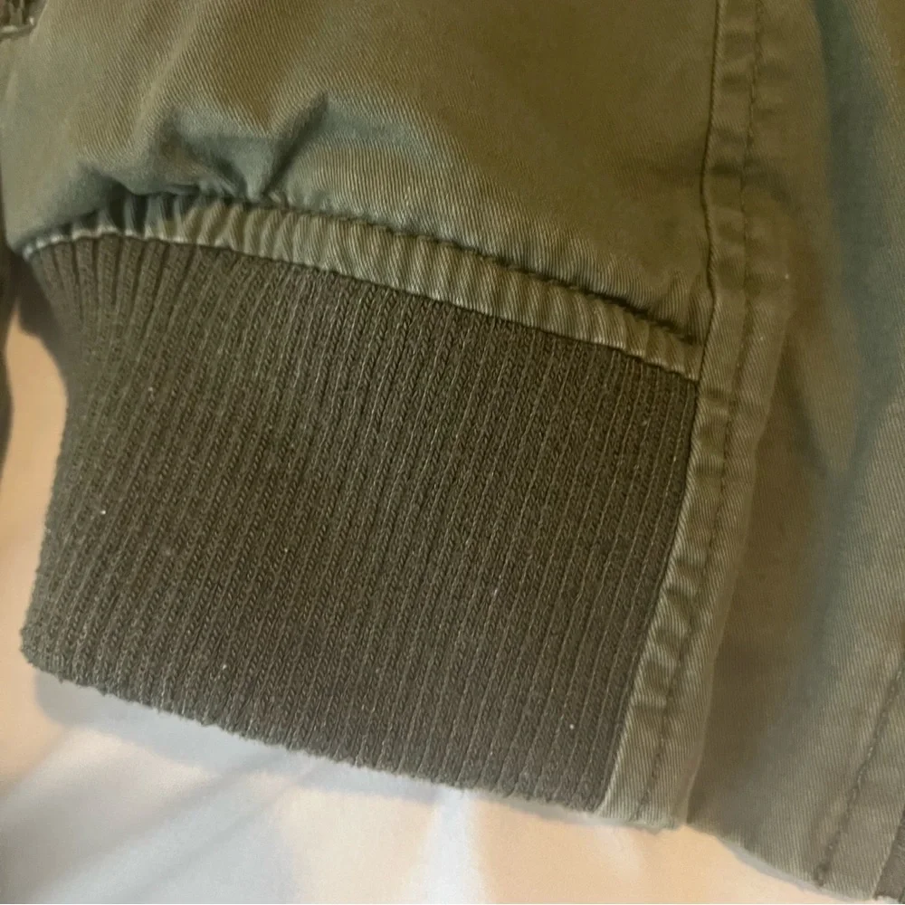 Ambiance Small Olive Bomber Jacket - Picture 13 of 16